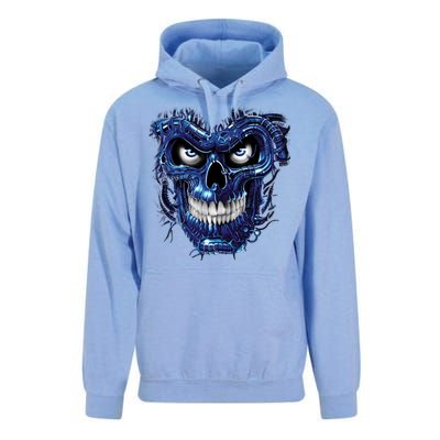 Terminator Skull Unisex Surf Hoodie