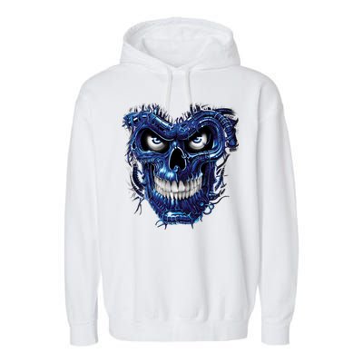 Terminator Skull Garment-Dyed Fleece Hoodie