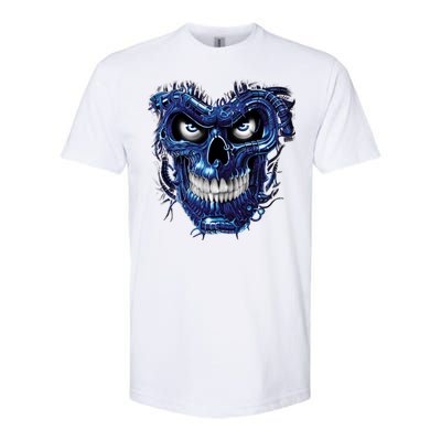 Terminator Skull Softstyle CVC T-Shirt