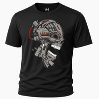 Terminator Skull Gun Head Performance Shirt