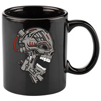 Terminator Skull Gun Head 11oz C Handle Ceramic Mug