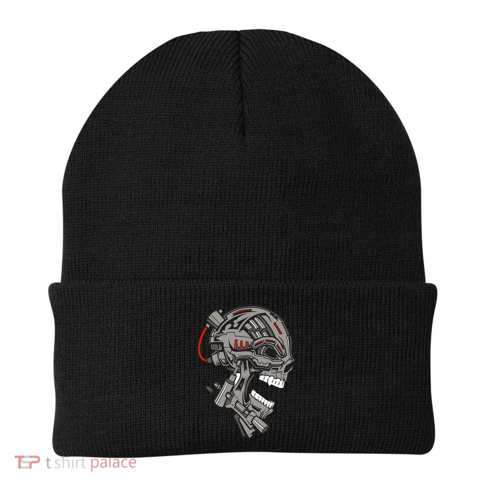 Terminator Skull Gun Head Beanie