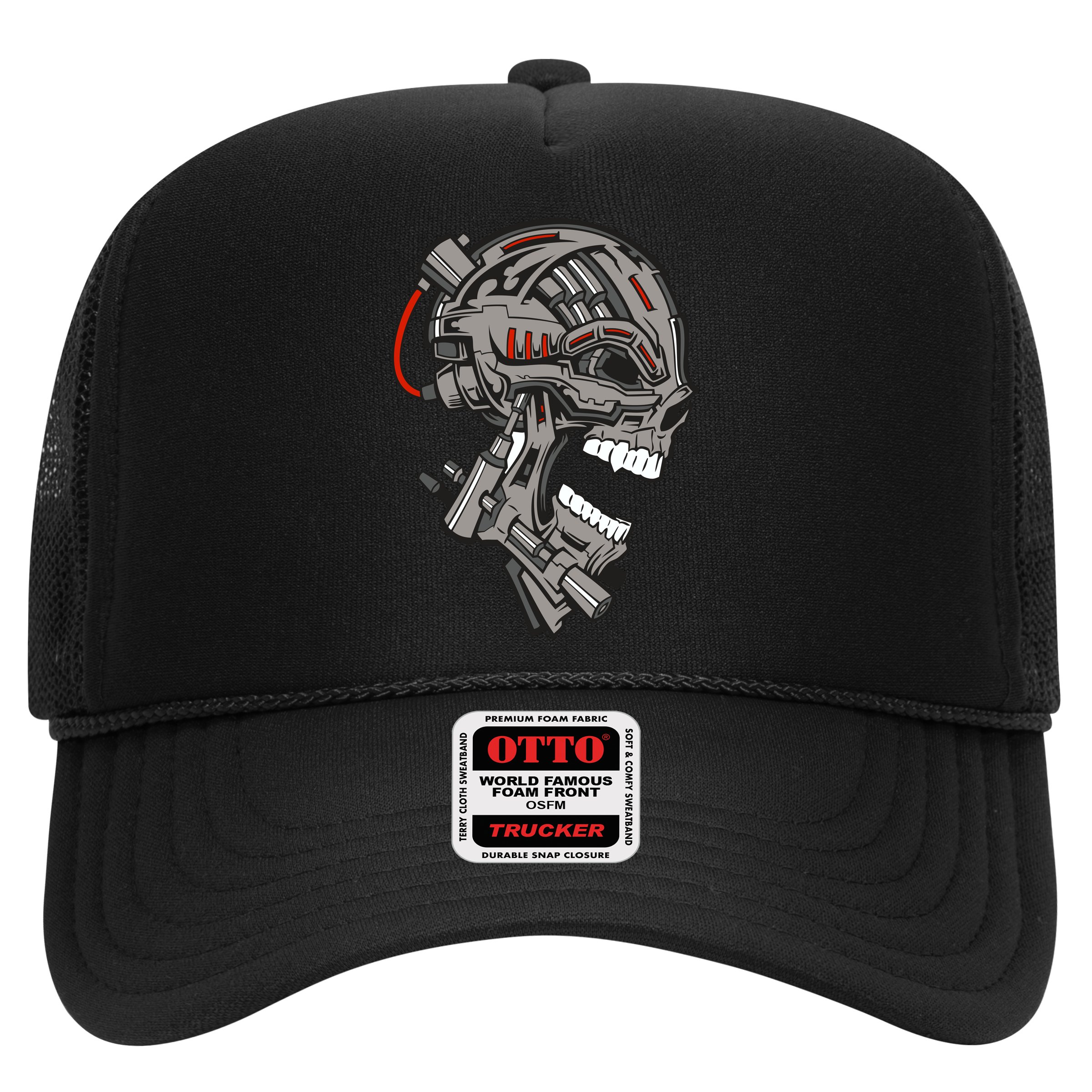 Terminator Skull Gun Head Hat