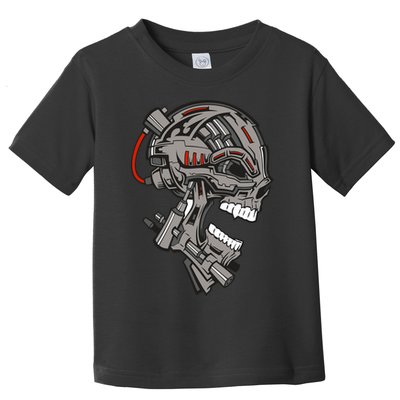 Terminator Skull Gun Head Toddler T-Shirt