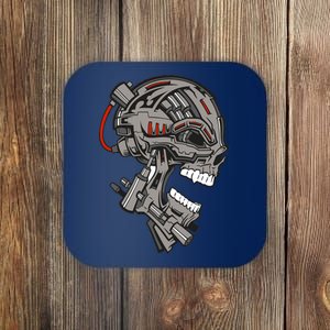 Terminator Skull Gun Head Coaster