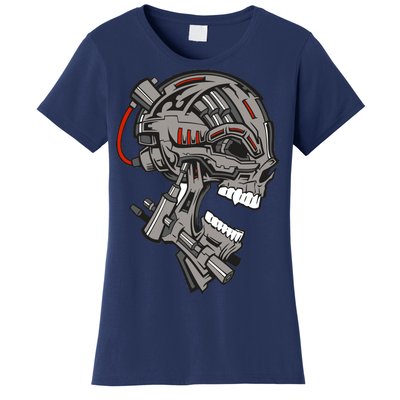 Terminator Skull Gun Head Women's T-Shirt