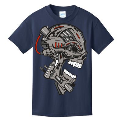 Terminator Skull Gun Head Kids T-Shirt