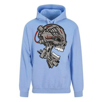 Terminator Skull Gun Head Unisex Surf Hoodie