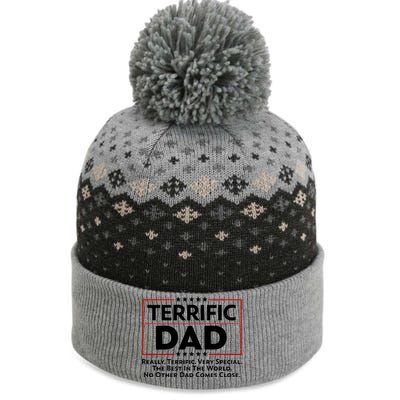 Terrific Dad Fathers Day The Baniff Cuffed Pom Beanie