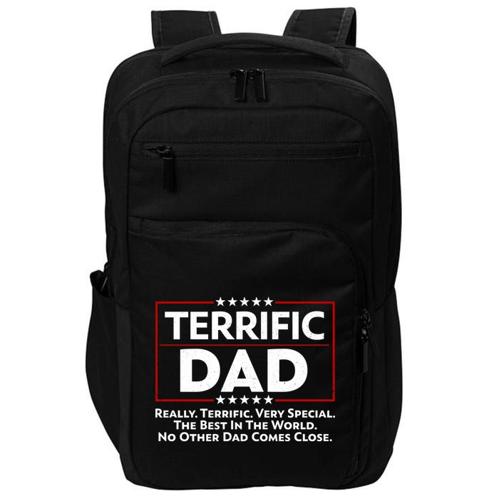 Terrific Dad Fathers Day Impact Tech Backpack