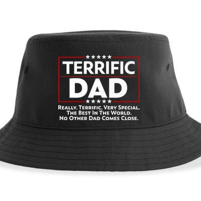 Terrific Dad Fathers Day Sustainable Bucket Hat