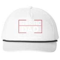 Terrific Dad Fathers Day Snapback Five-Panel Rope Hat