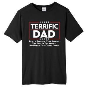 Terrific Dad Fathers Day Tall Fusion ChromaSoft Performance T-Shirt