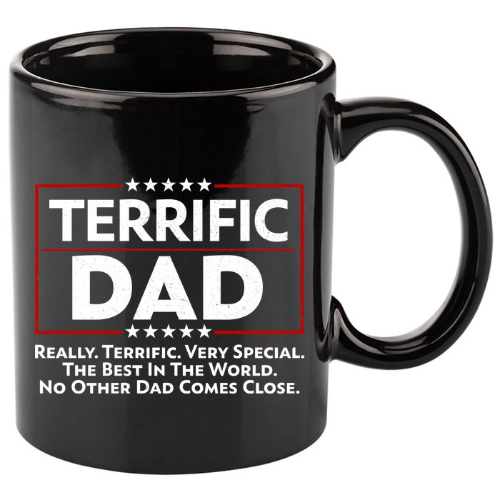 Terrific Dad Fathers Day 11oz C Handle Ceramic Mug