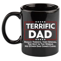 Terrific Dad Fathers Day 11oz C Handle Ceramic Mug