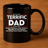 Terrific Dad Fathers Day 11oz C Handle Ceramic Mug