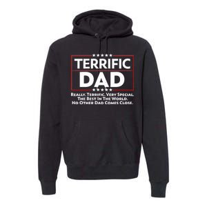 Terrific Dad Fathers Day Premium Hoodie