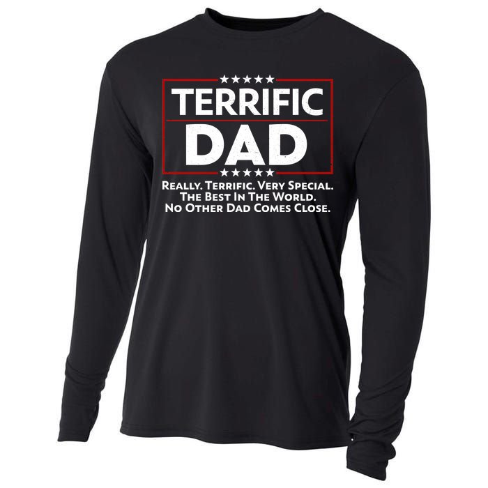 Terrific Dad Fathers Day Cooling Performance Long Sleeve Crew