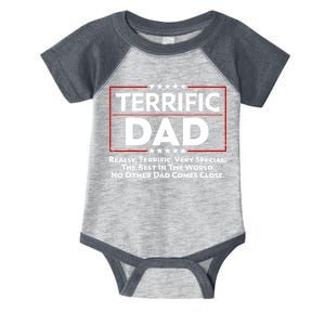 Terrific Dad Fathers Day Infant Baby Jersey Bodysuit