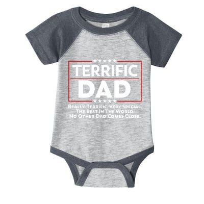 Terrific Dad Fathers Day Infant Baby Jersey Bodysuit