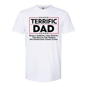 Terrific Dad Fathers Day Softstyle CVC T-Shirt