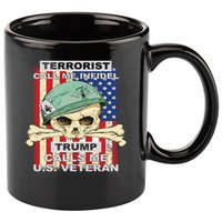 Terrorist Call Me Infidel Trump Calls Me US Veteran 11oz C Handle Ceramic Mug