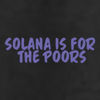 Tmas Eth Solana Is For The Poors 25L Jumbo Tote
