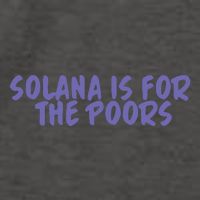 Tmas Eth Solana Is For The Poors Vector Backpack