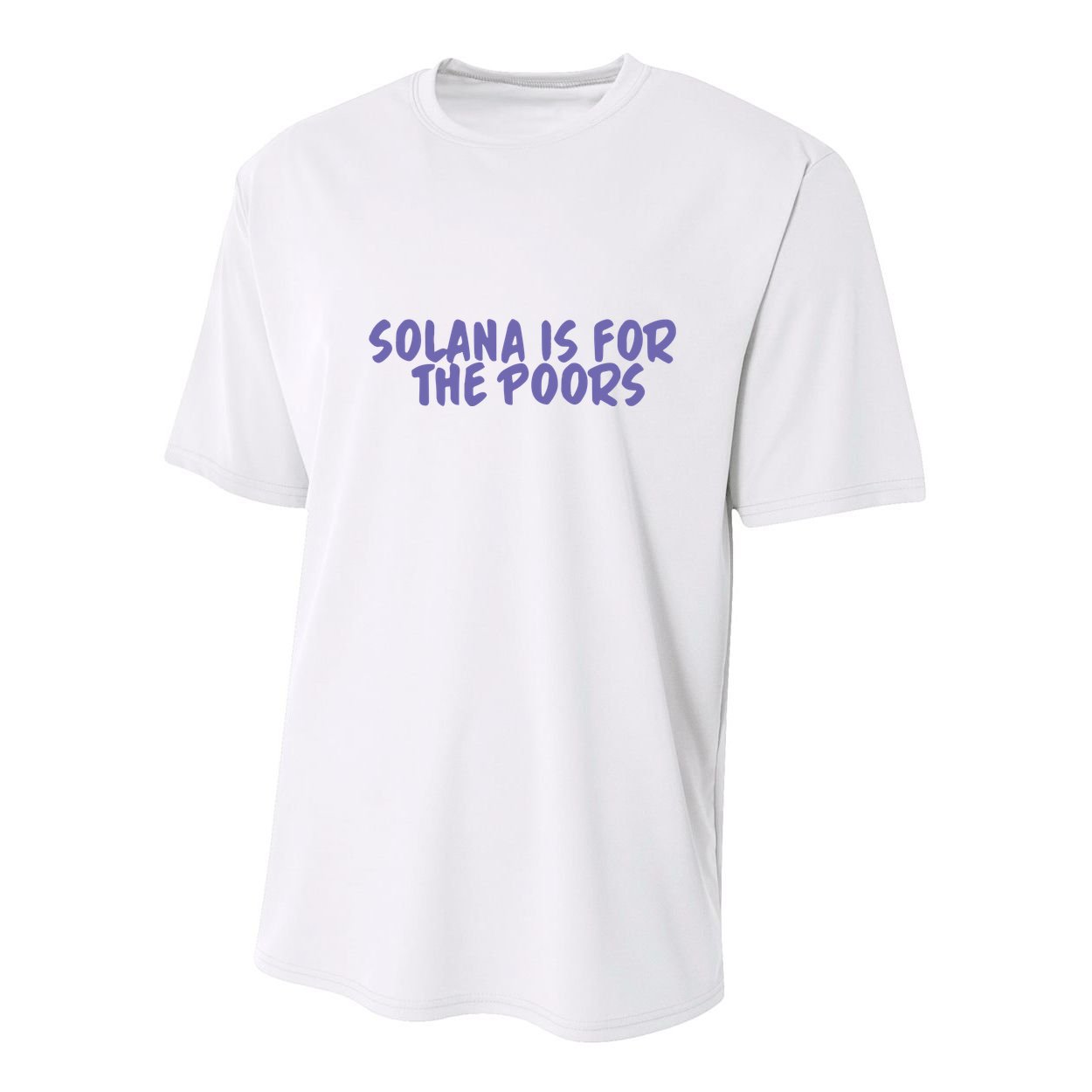 Tmas Eth Solana Is For The Poors Youth Performance Sprint T-Shirt