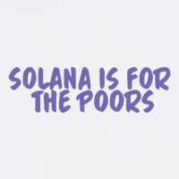 Tmas Eth Solana Is For The Poors Golf Towel
