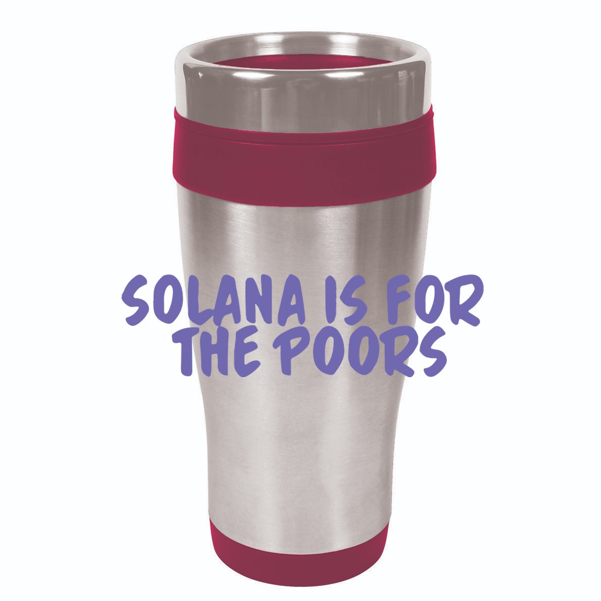 Tmas Eth Solana Is For The Poors Wool Snapback Cap