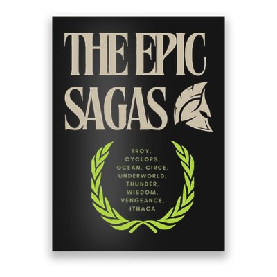 The Epic Sagas Gift Odysseus Musical Poster