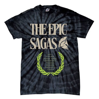 The Epic Sagas Gift Odysseus Musical Tie-Dye T-Shirt