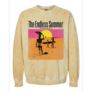 The Endless Summer 1966 Classic Surf Movie 60s Colorblast Crewneck Sweatshirt