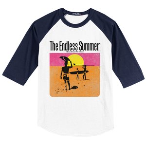 The Endless Summer 1966 Classic Surf Movie 60s Baseball Sleeve Shirt