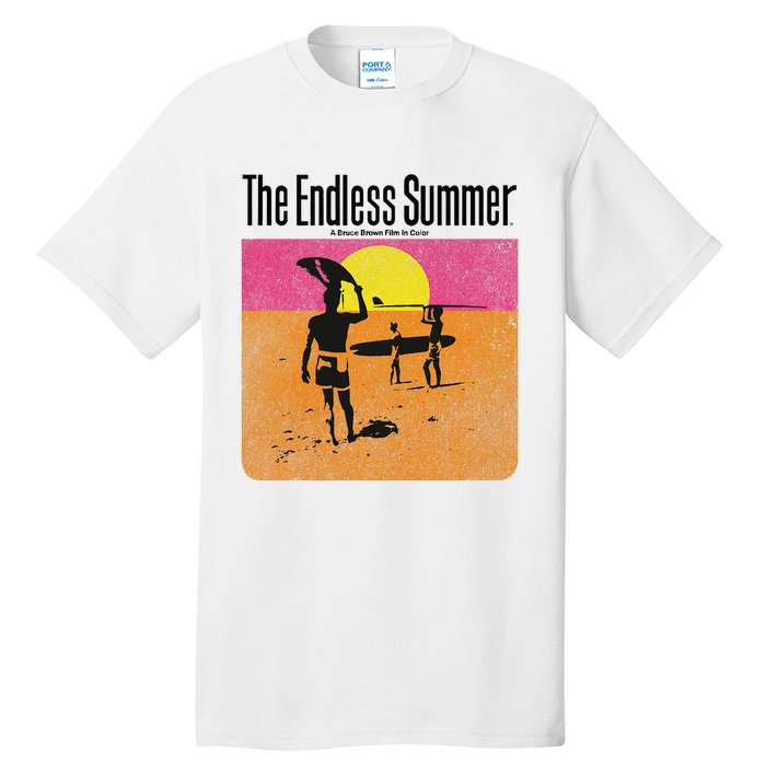 The Endless Summer 1966 Classic Surf Movie 60s Tall T-Shirt