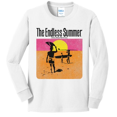 The Endless Summer 1966 Classic Surf Movie 60s Kids Long Sleeve Shirt