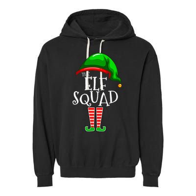 The Elf Squad Family Matching Group Christmas Garment-Dyed Fleece Hoodie