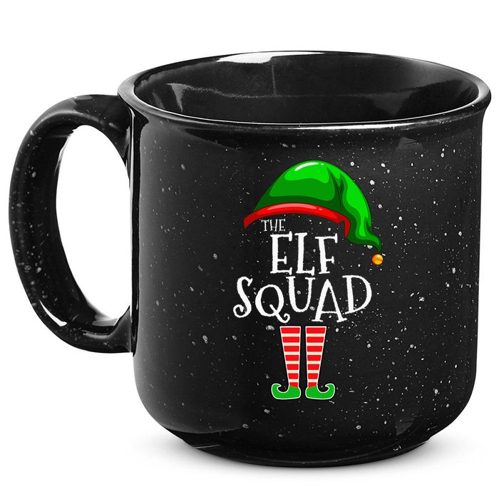 The Elf Squad Family Matching Group Christmas 15oz Campfire Ceramic Mug