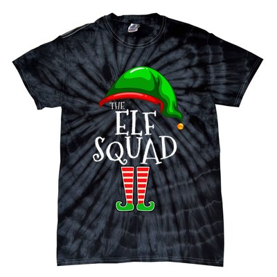 The Elf Squad Family Matching Group Christmas Tie-Dye T-Shirt