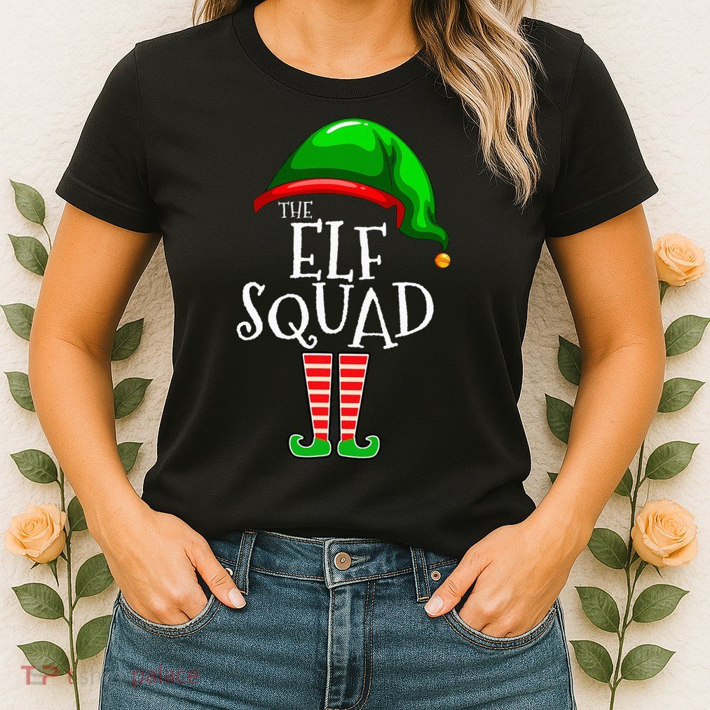 The Elf Squad Family Matching Group Christmas Womens T-Shirt
