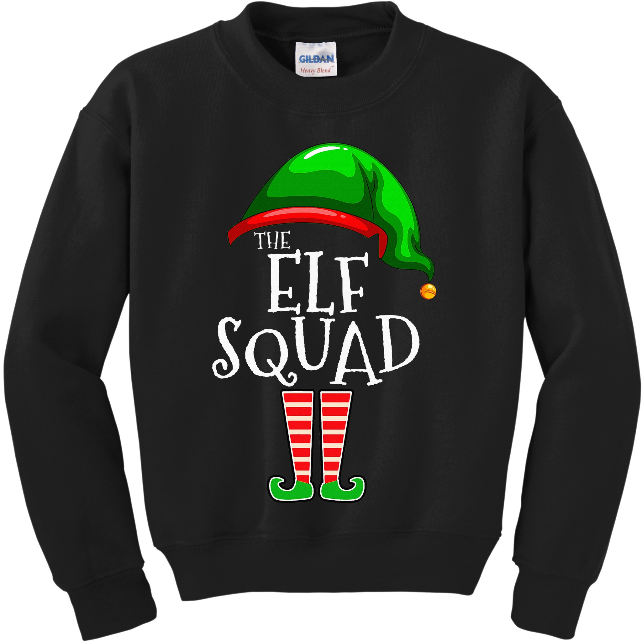 The Elf Squad Family Matching Group Christmas Kids Sweatshirt