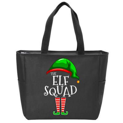 The Elf Squad Family Matching Group Christmas Zip Tote Bag