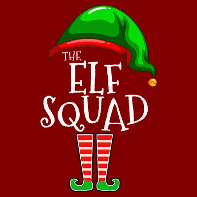 The Elf Squad Family Matching Group Christmas T-Shirt
