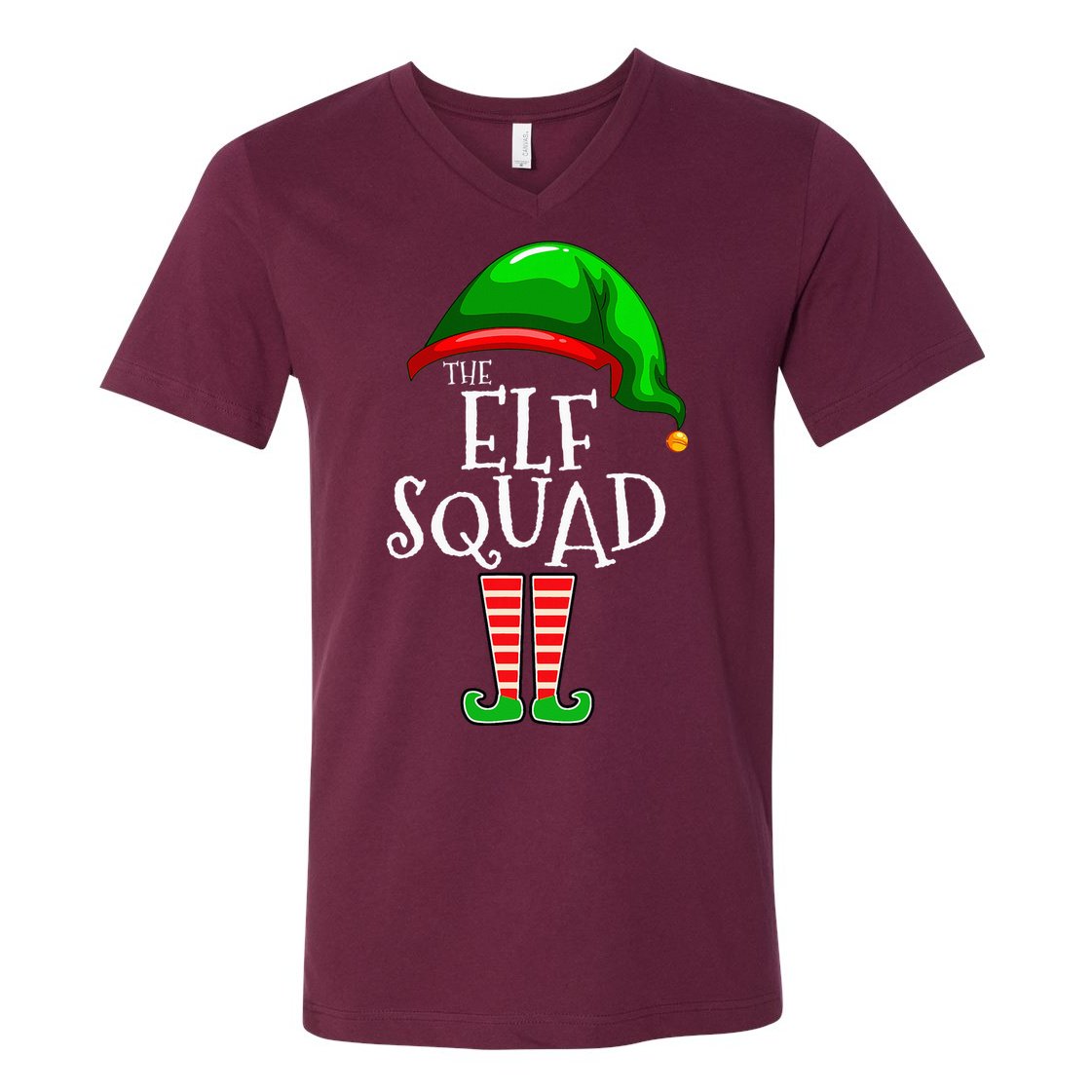 The Elf Squad Family Matching Group Christmas V-Neck T-Shirt