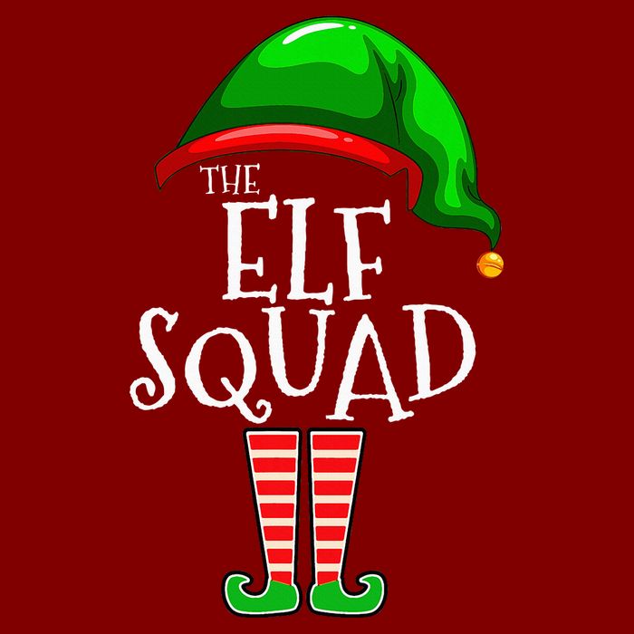 The Elf Squad Family Matching Group Christmas Beanie