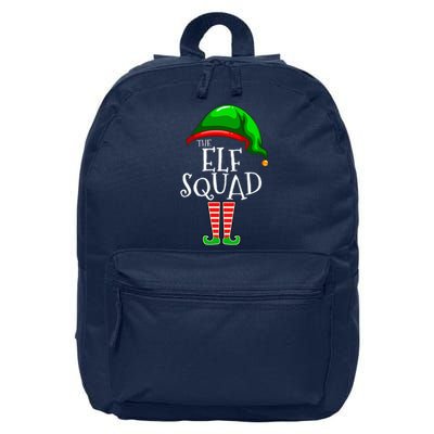 The Elf Squad Family Matching Group Christmas 16 in Basic Backpack