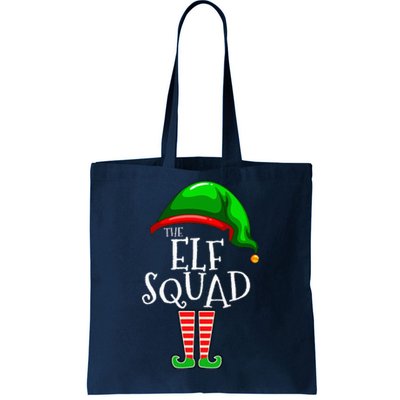 The Elf Squad Family Matching Group Christmas Tote Bag