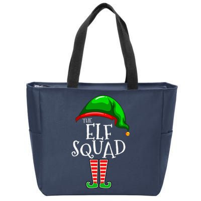 The Elf Squad Family Matching Group Christmas Zip Tote Bag