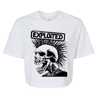 The Exploited Skull Bella+Canvas Jersey Crop Tee